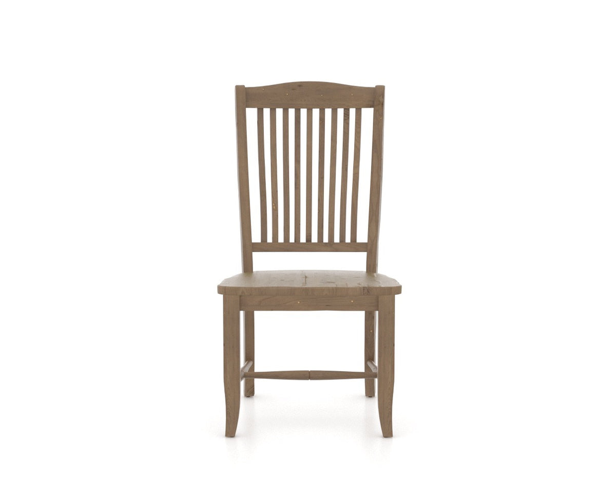Canadel Champlain Dining Chair in Pecan Washed, front view