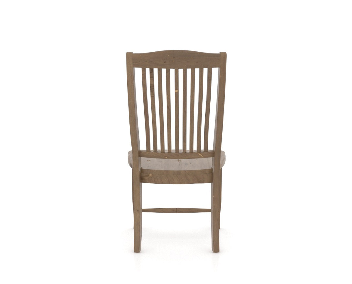 Canadel Champlain Dining Chair in Pecan Washed, back view