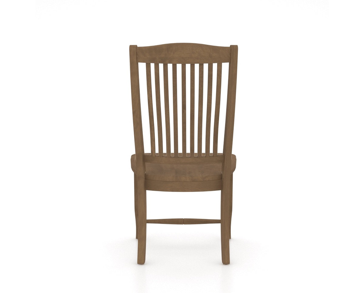 Canadel Everyone Dining Chair in Pecan Washed, back view