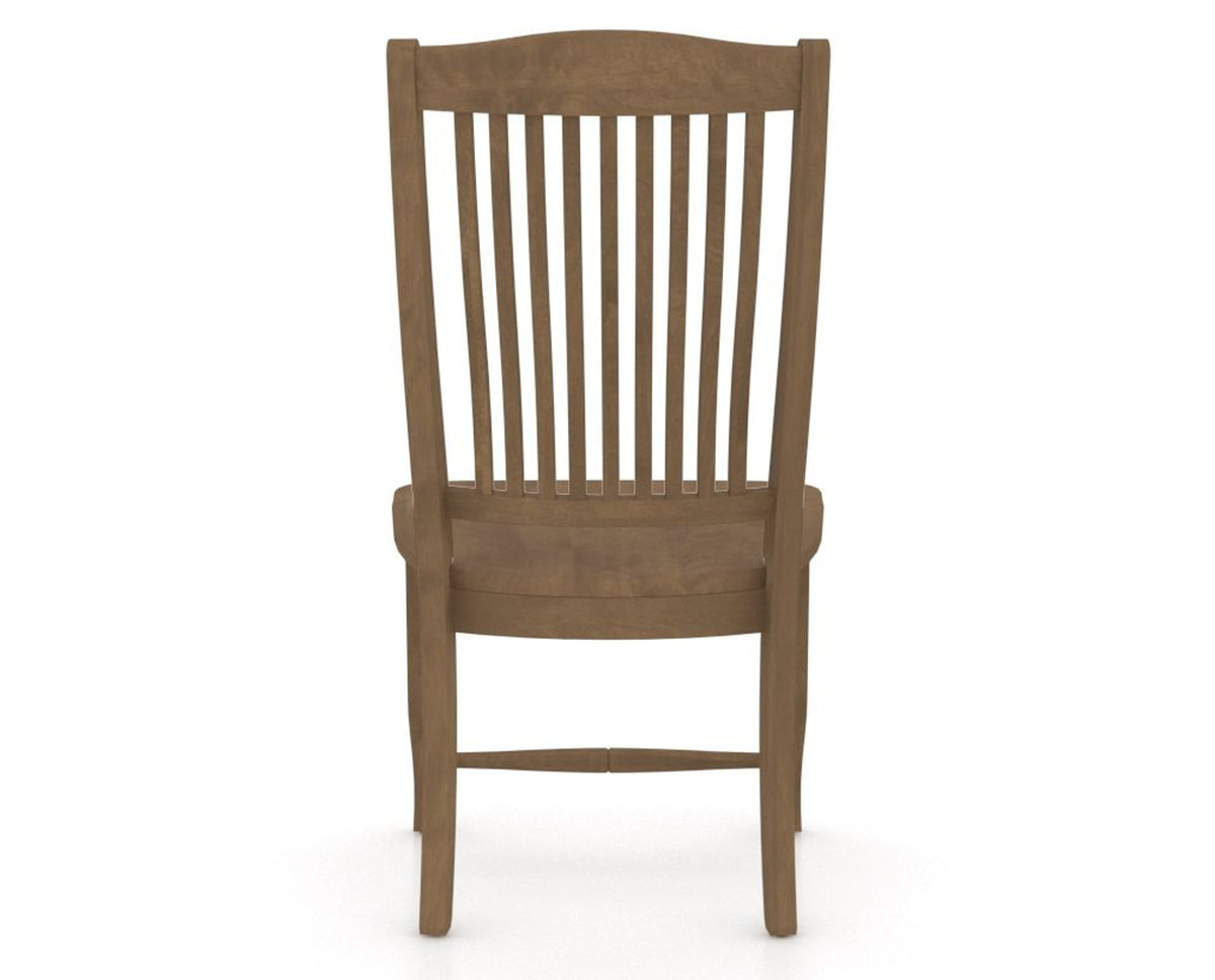 Canadel Everyone Dining Chair in Pecan Washed, back view