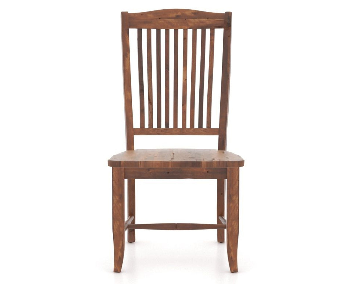 Canadel Champlain Wood Dining Chair 0232 in Spice Washed, front view