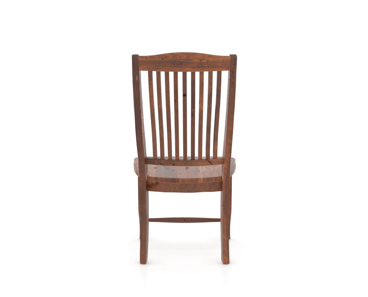 Canadel Champlain Dining Chair in Spice Washed, back view