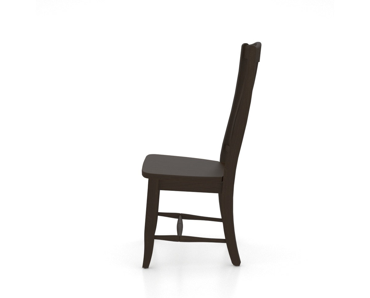 Canadel Everyone Dining Chair in Davy's Grey, side view