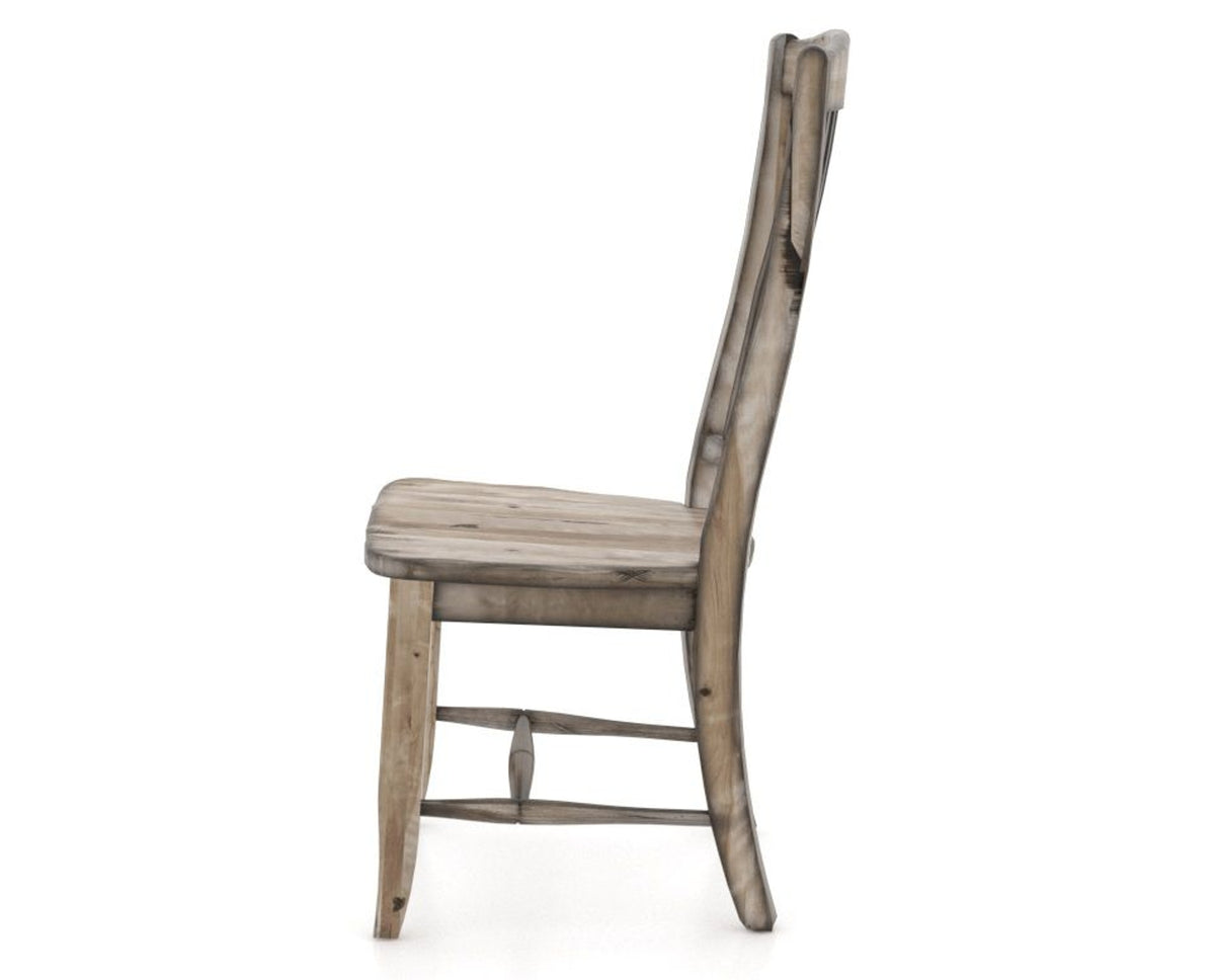 Canadel Champlain Dining Chair in Heritage Nature, side view