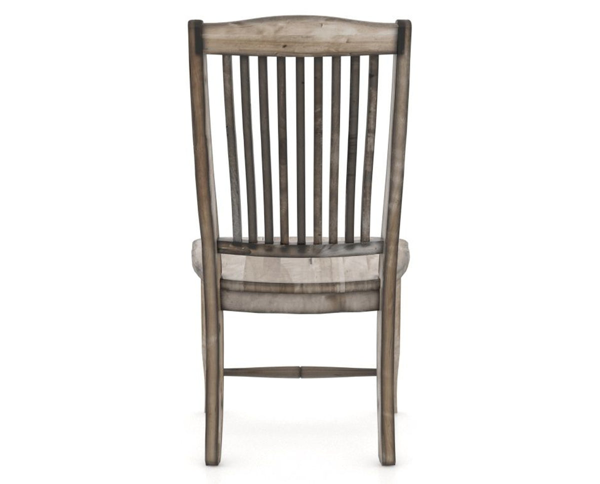 Canadel Champlain Dining Chair in Heritage Nature, back view