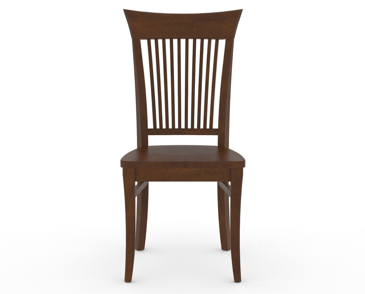 Canadel Jess Dining Chair in Cognac Washed, front view
