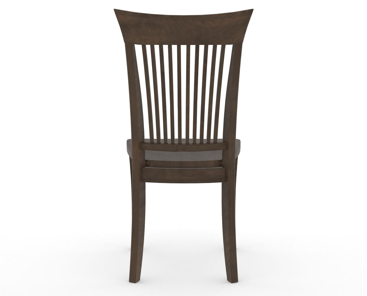 Canadel Jess Dining Chair in Hazelnut Washed, back view