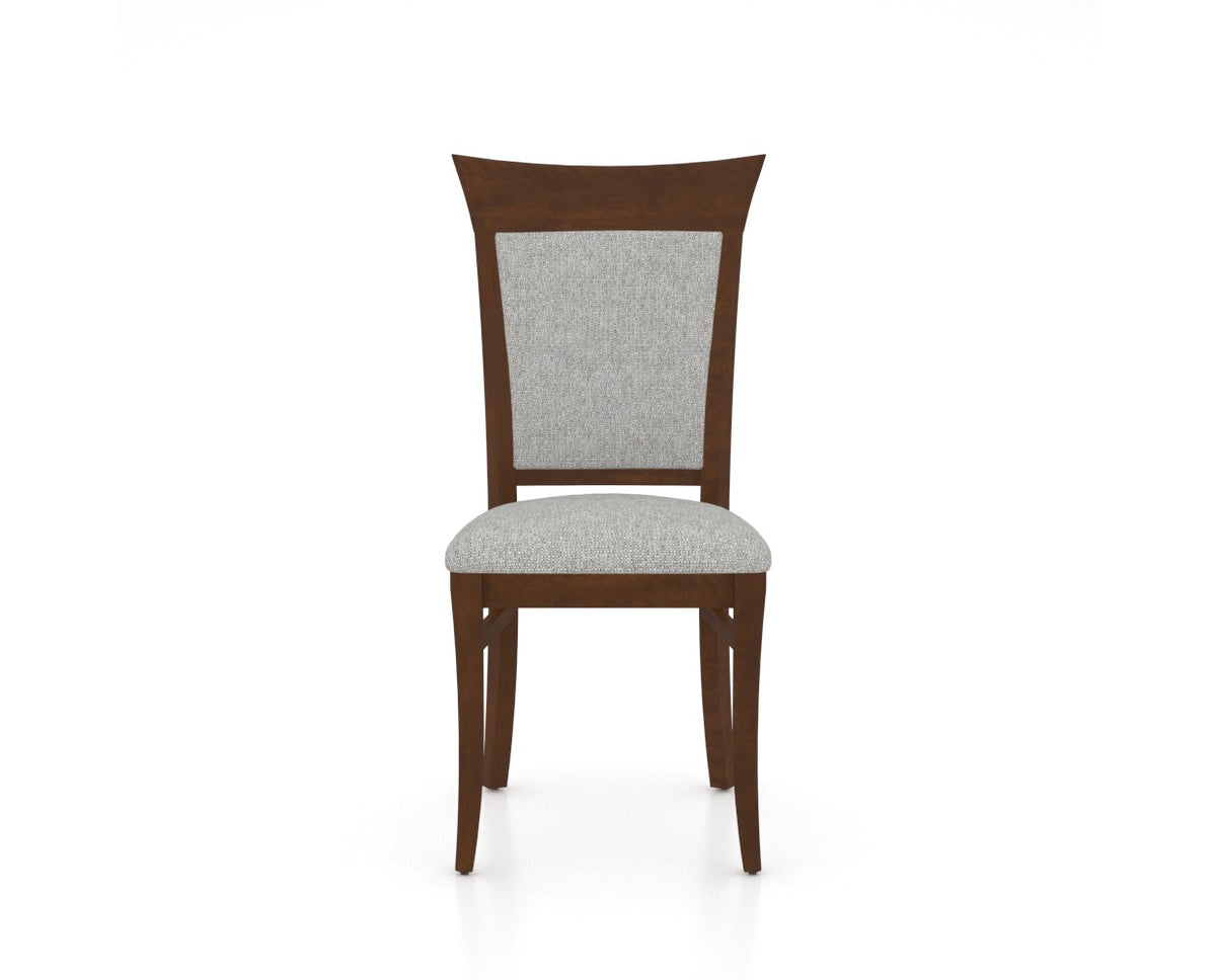 Canadel Jess Too Dining Chair in Cognac Washed, 7C Fabric, front view