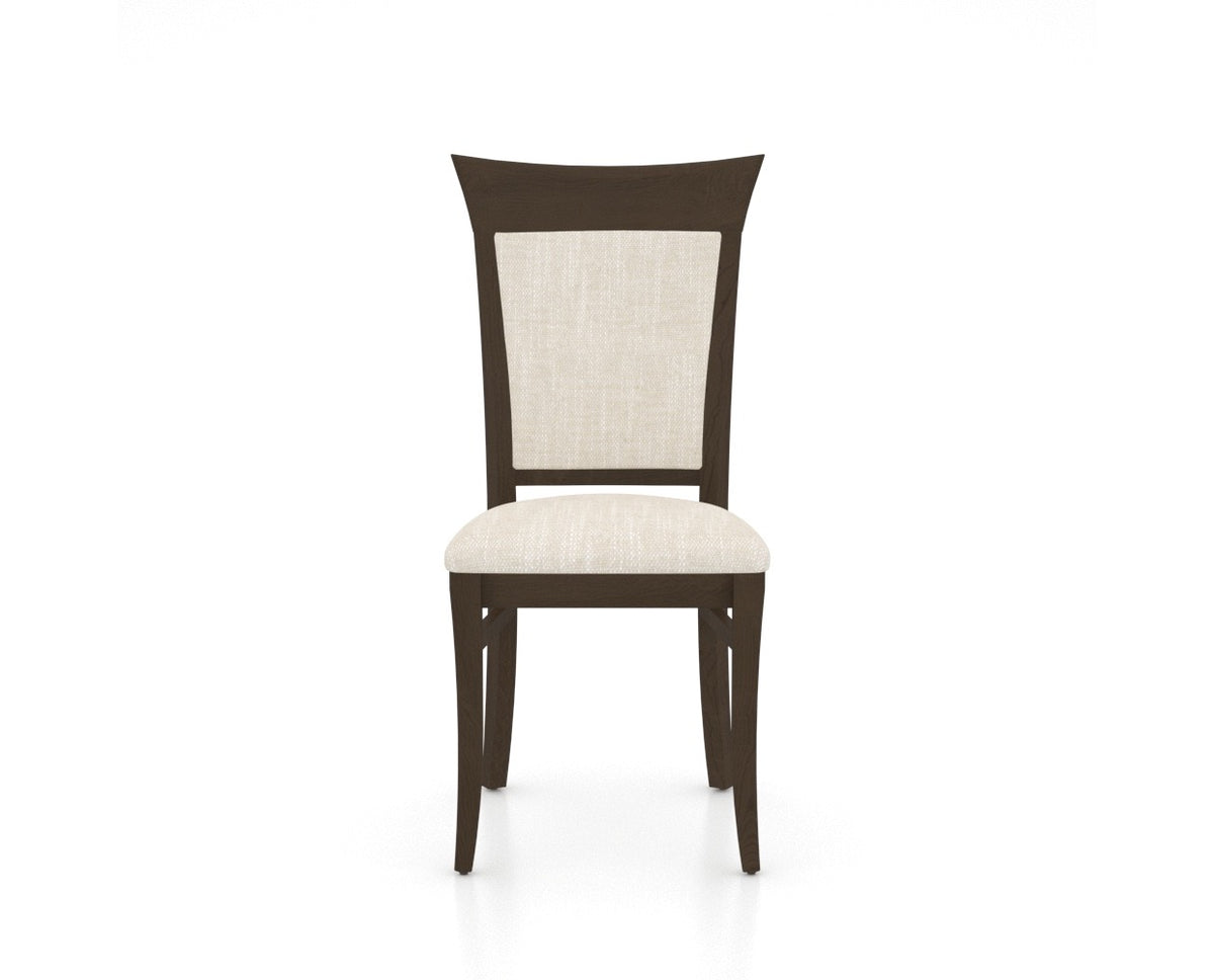 Canadel Jess Too Dining Chair in Hazelnut Washed, FT InsideOut®, front view