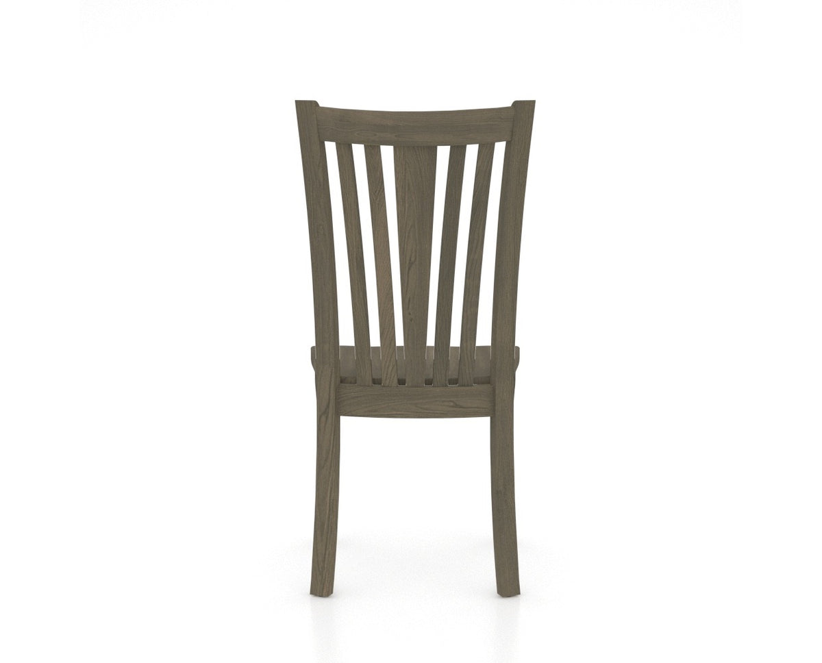 Canadel Flare Dining Chair in Shadow, back view