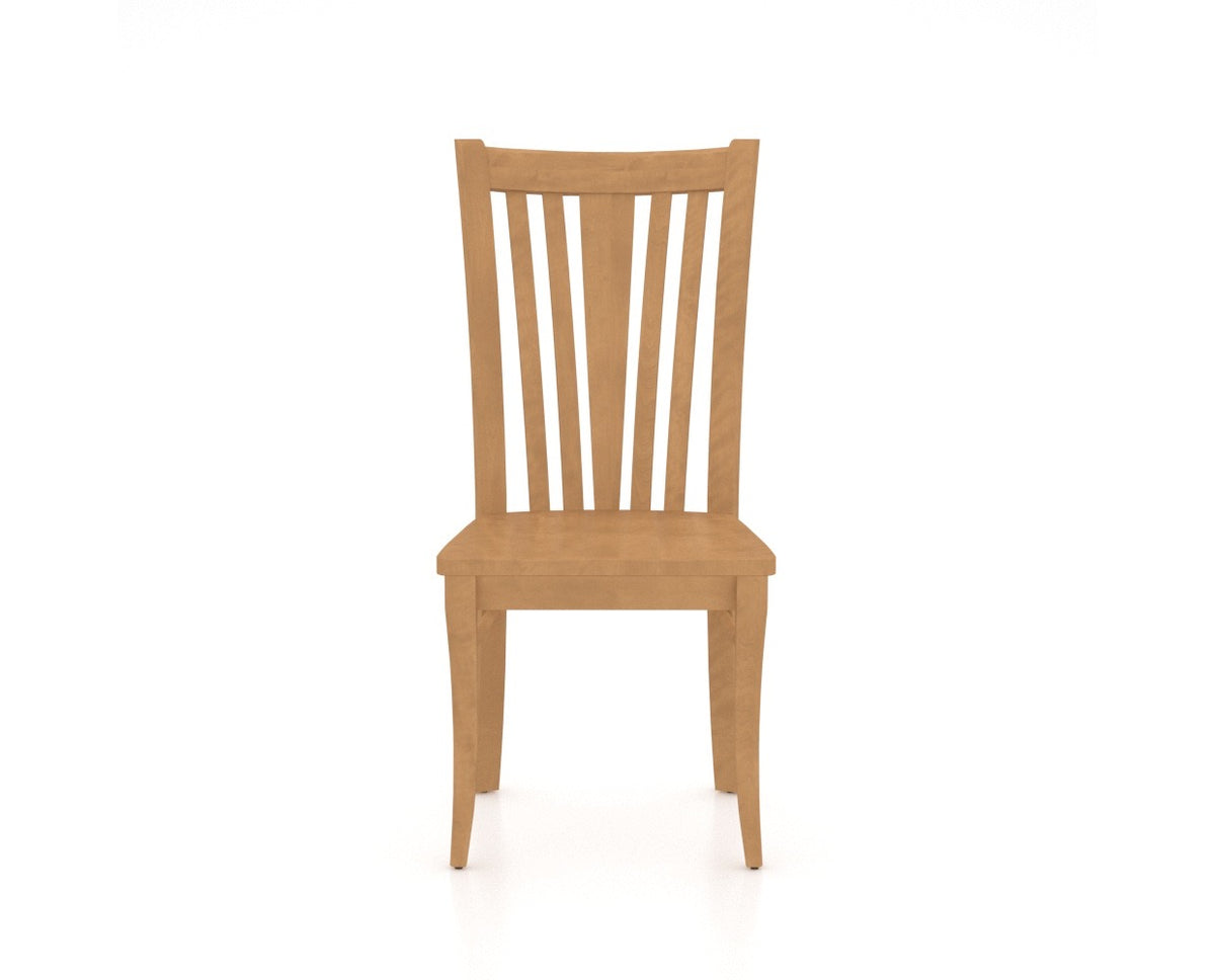 Canadel Flare Dining Chair in Caramel Washed, front view