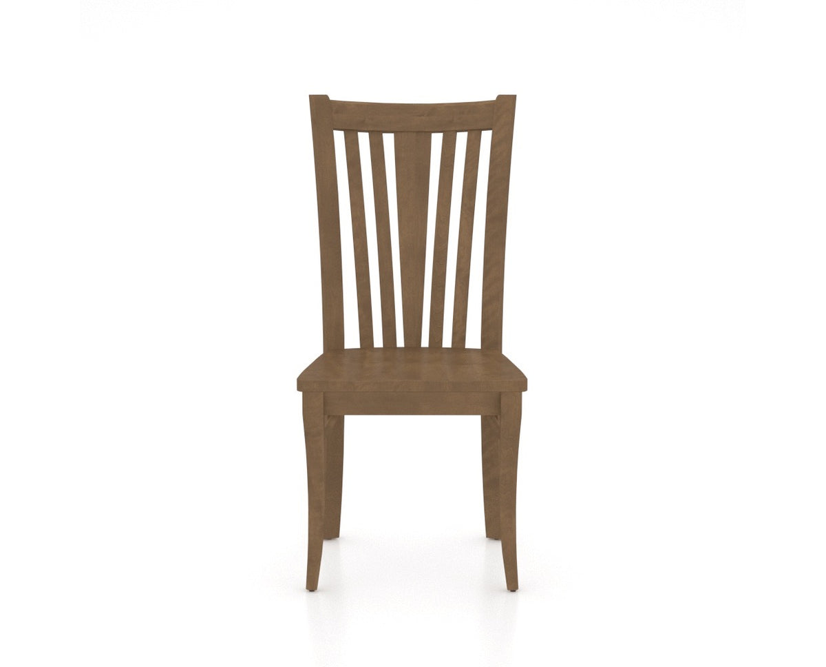 Canadel Flare Dining Chair in Pecan Washed, front view