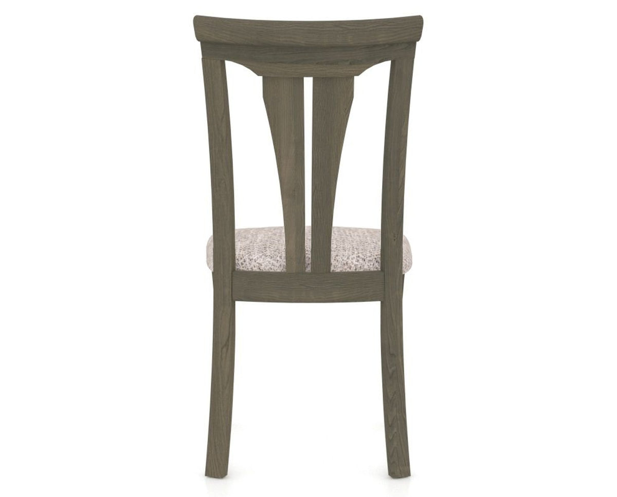 Canadel Dining Chair 0391 in FP Crypton® and 08 Shadow, back view