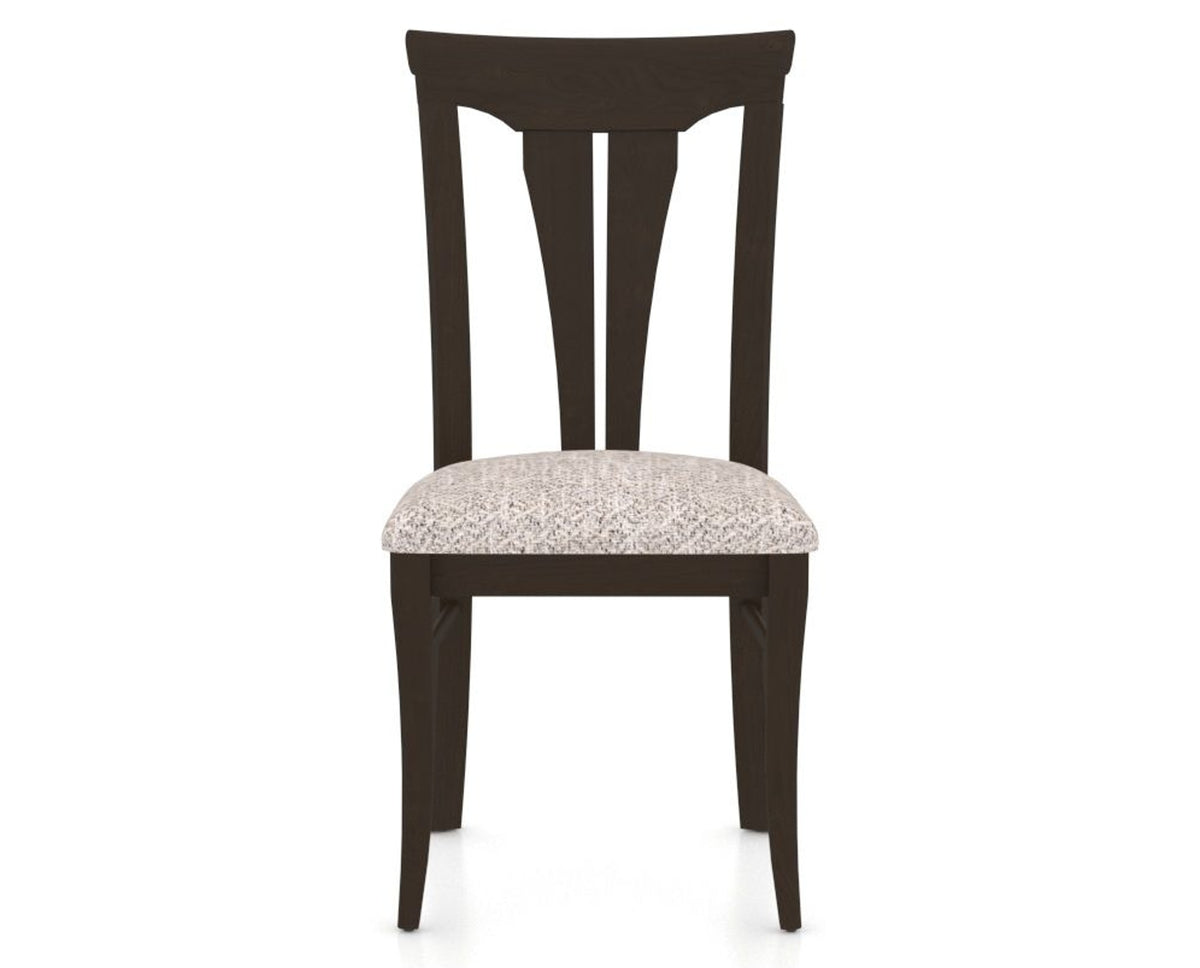 Canadel Dining Chair 0391 in FP Crypton® and 59 Davy's Grey, front view