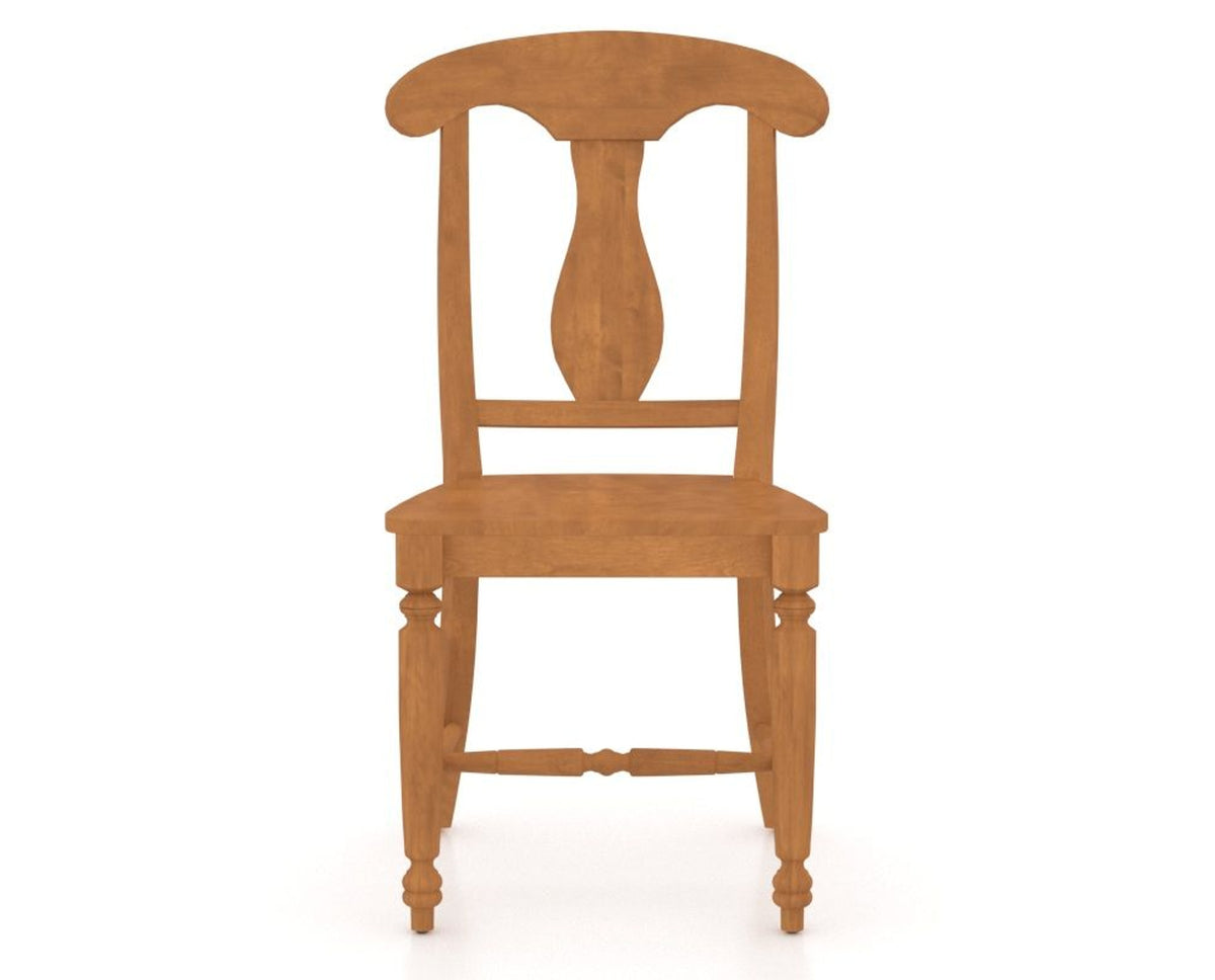 Canadel Dining Chair 0600 in Honey Washed, front view