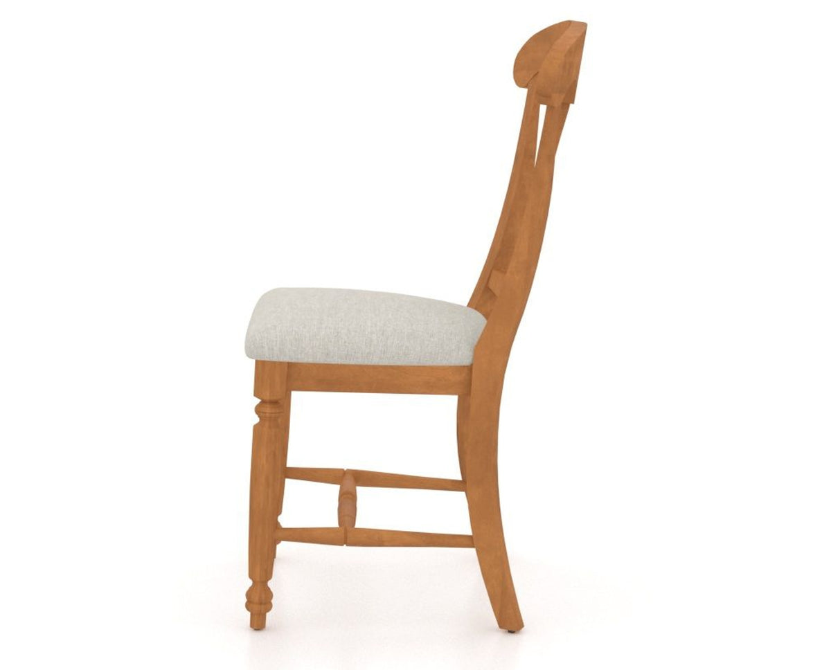 Canadel Dining Chair 0600 in Fabric TB, side view