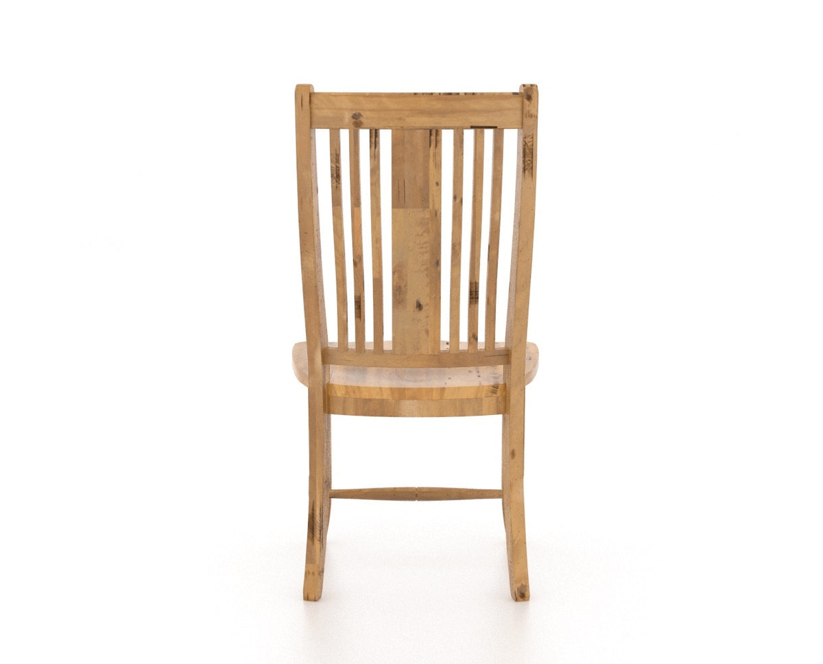 Canadel Champlain Lloyd Dining Chair in Honey Washed, back view