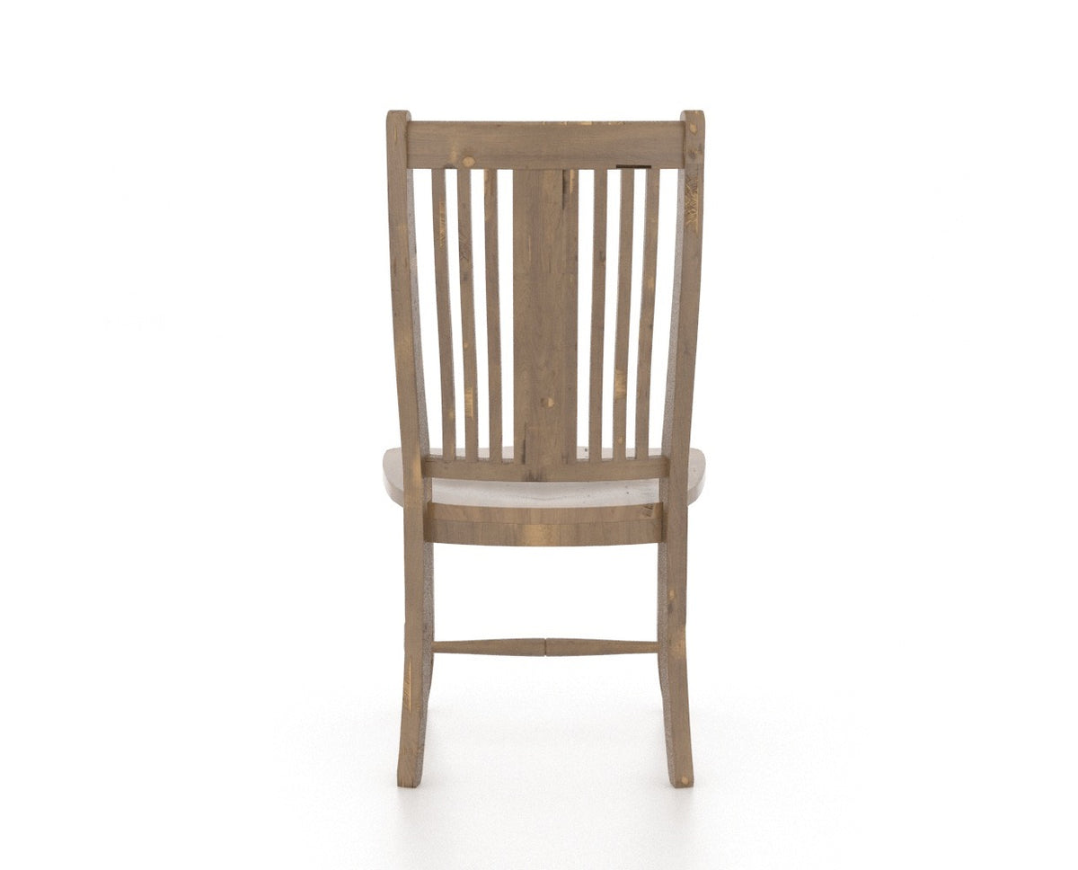 Canadel Champlain Lloyd Dining Chair in Pecan Washed, back view