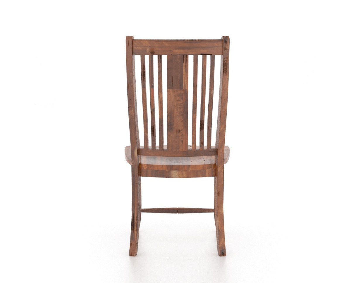 Canadel Champlain Lloyd Dining Chair in Spice Washed, back view