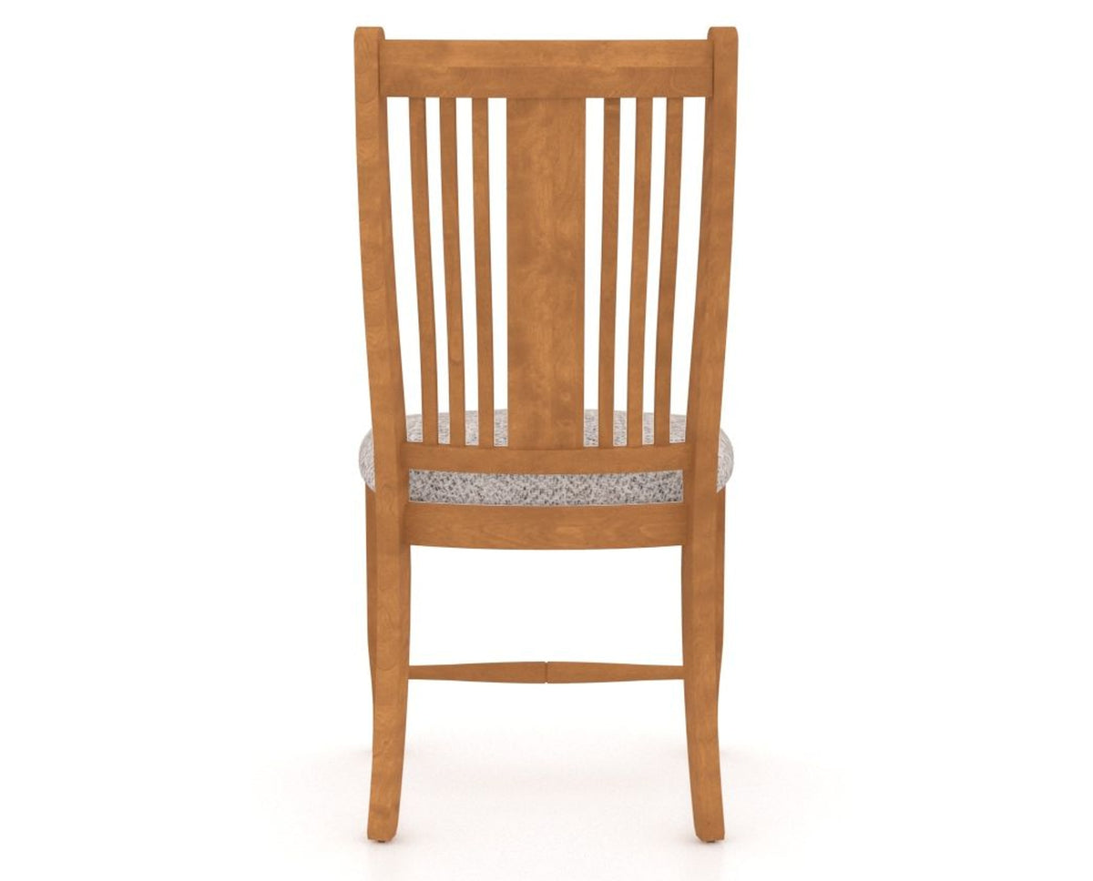 Canadel Dining Chair 2250 in FP Crypton® and 01 Honey Washed, back view