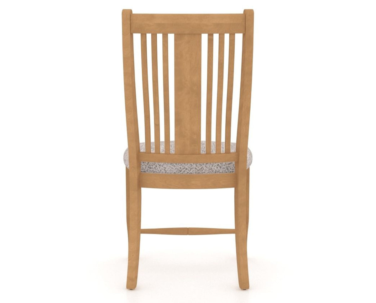 Canadel Dining Chair 2250 in FP Crypton® and 20 Caramel Washed, back view
