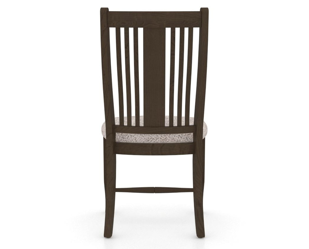 Canadel Dining Chair 2250 in FP Crypton® and 29 Hazelnut Washed, back view