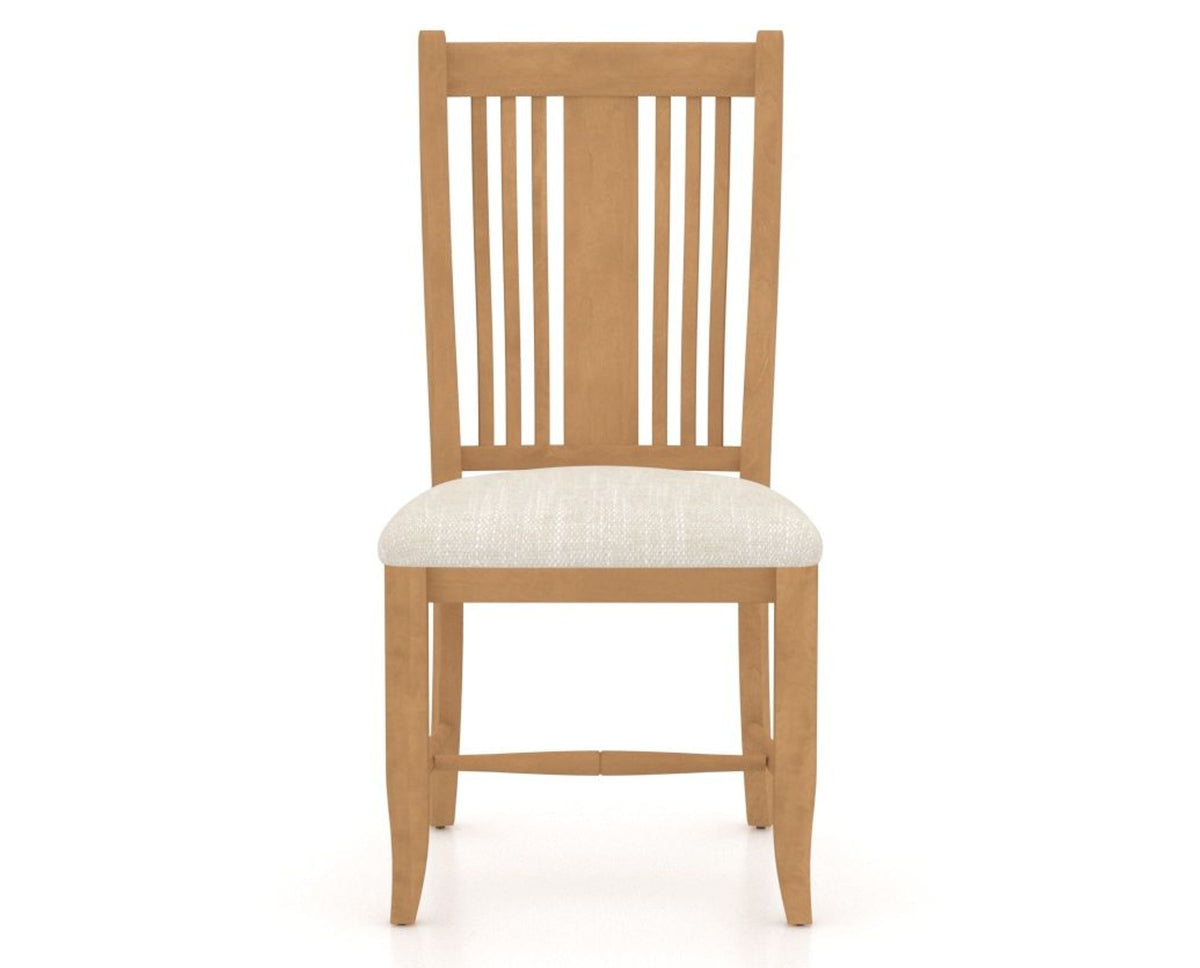 Canadel Dining Chair 2250 in FT InsideOut® and 20 Caramel Washed, front view