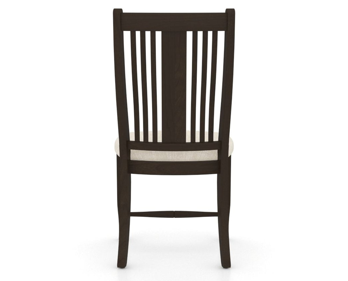 Canadel Dining Chair 2250 in FT InsideOut® and 59 Davy's Grey, back view
