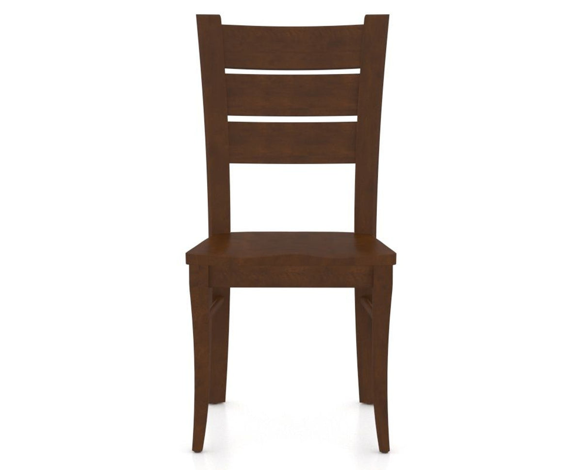 Canadel Lat Dining Chair in Cognac Washed, front view