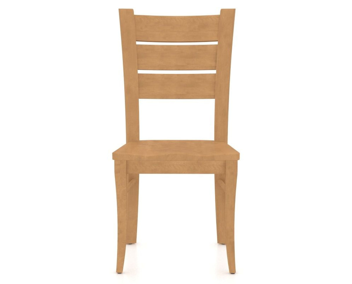 Canadel Lat Dining Chair in Caramel Washed, front view