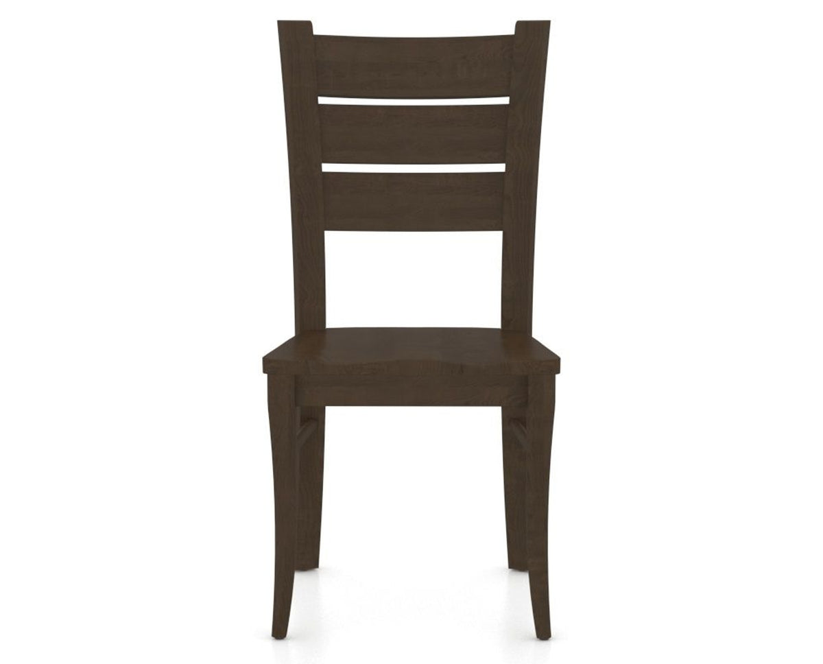 Canadel Lat Dining Chair in Hazelnut Washed, front view