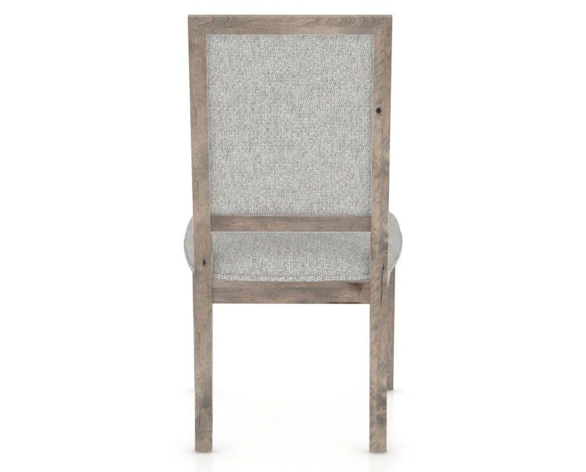 Canadel Loft Upholstered Dining Chair 312A in 7C Fabric and 08 Shadow, back view