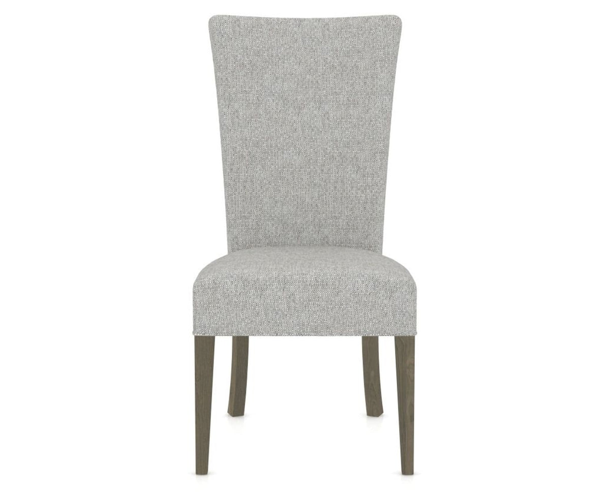 Canadel Upholstered Dining Chair 5013 in 7C Fabric and 08 Shadow, front view