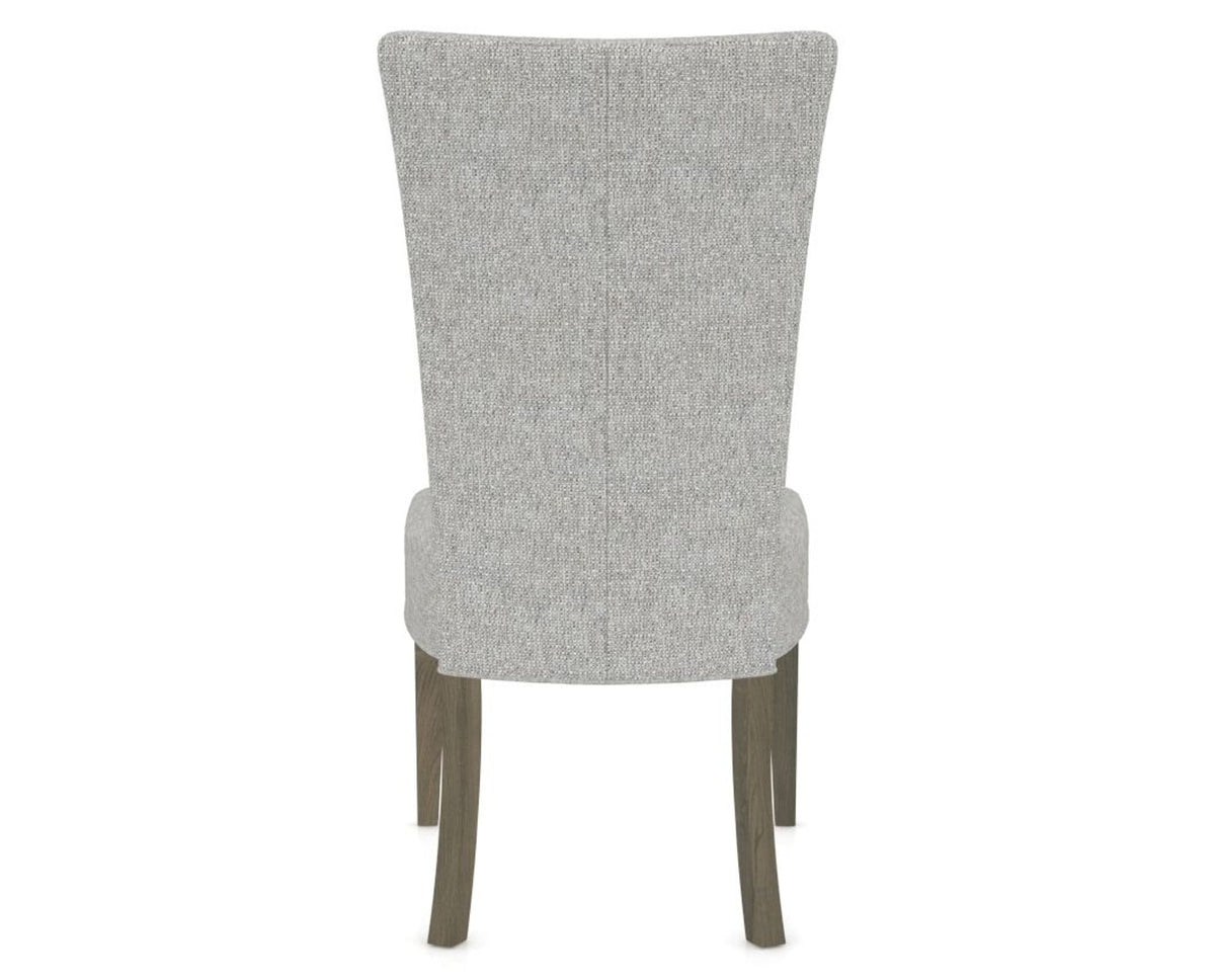 Canadel Upholstered Dining Chair 5013 in 7C Fabric and 08 Shadow, back view