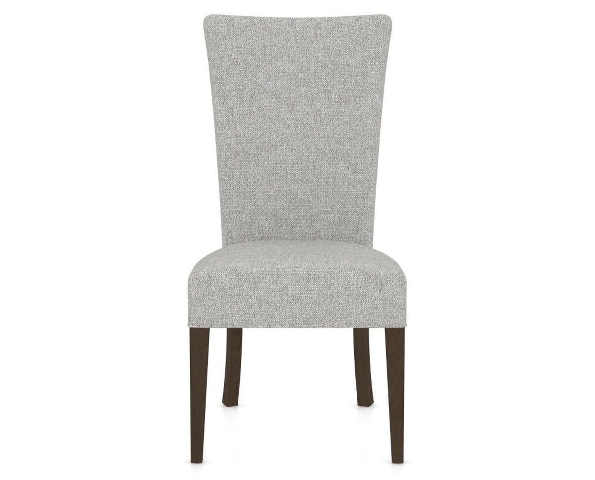 Canadel Upholstered Dining Chair 5013 in 7C Fabric and 29 Hazelnut Washed, front view