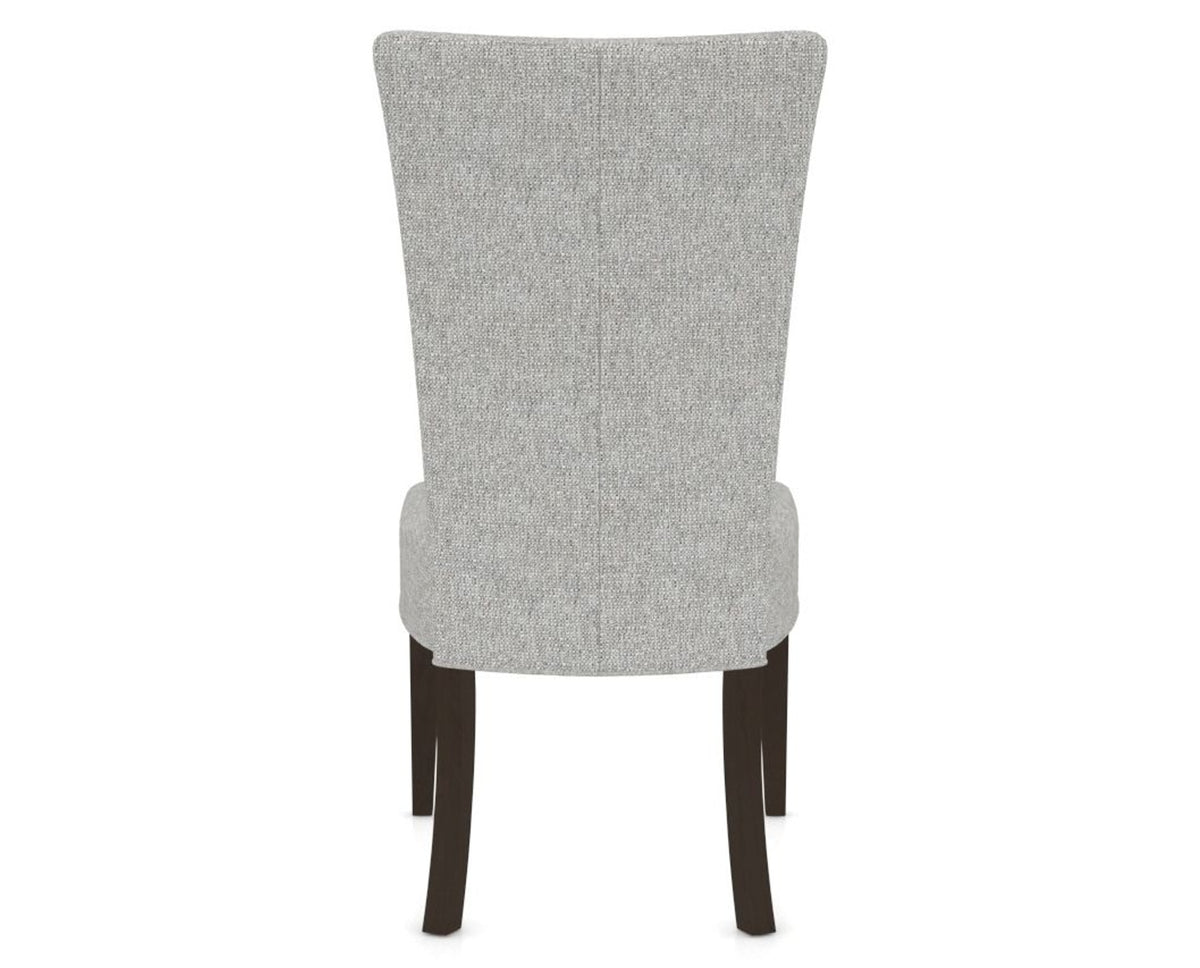 Canadel Upholstered Dining Chair 5013 in 7C Fabric and 59 Davy's Grey, back view