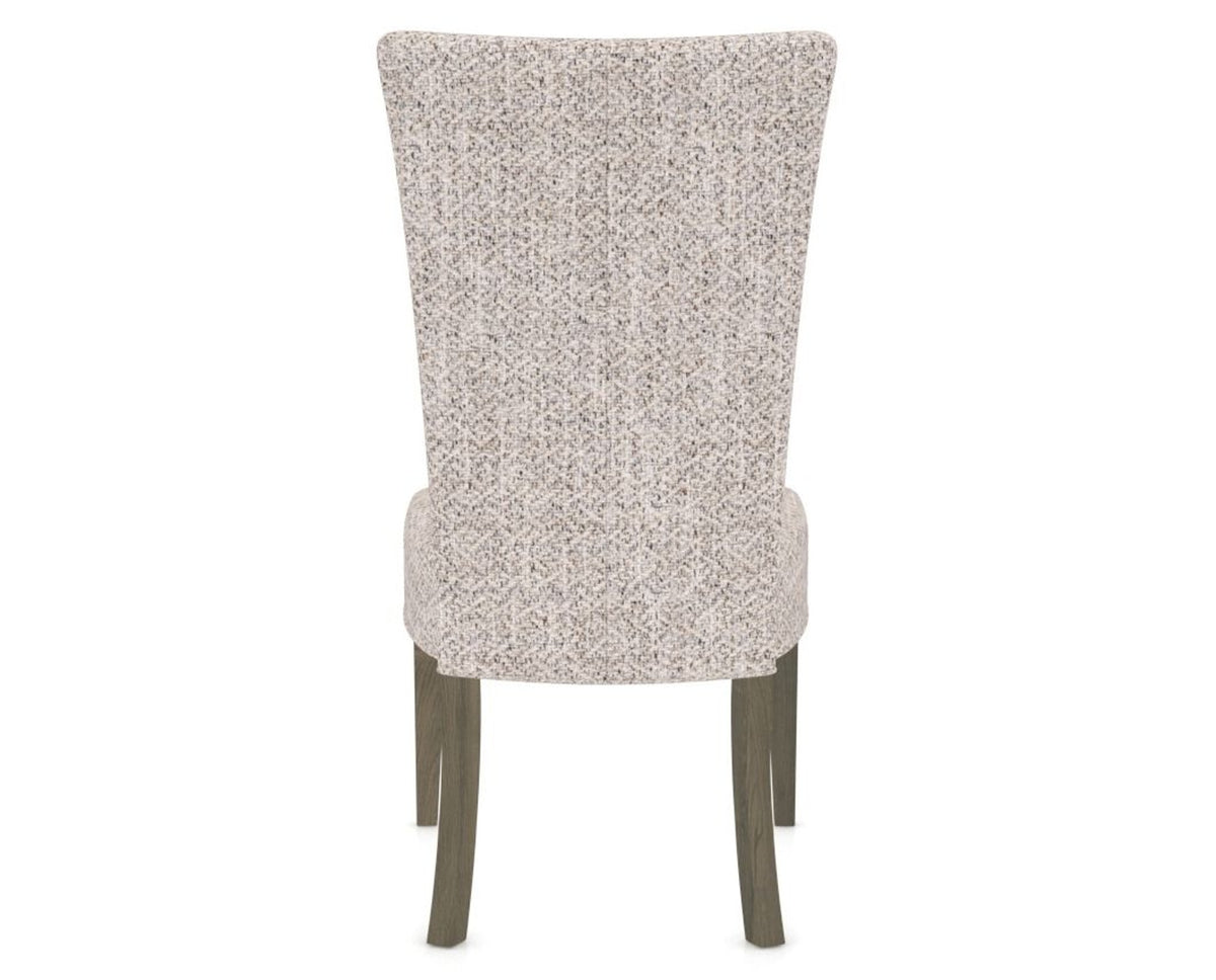 Canadel Upholstered Dining Chair 5013 in FP Crypton® and 08 Shadow, back view
