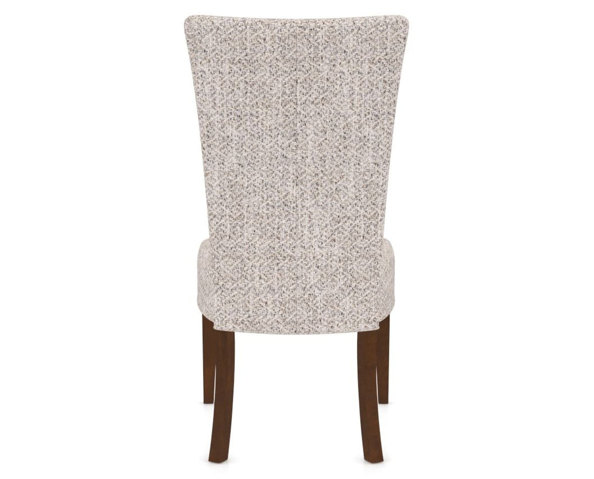 Canadel Upholstered Dining Chair 5013 in FP Crypton® and 19 Cognac Washed, back view