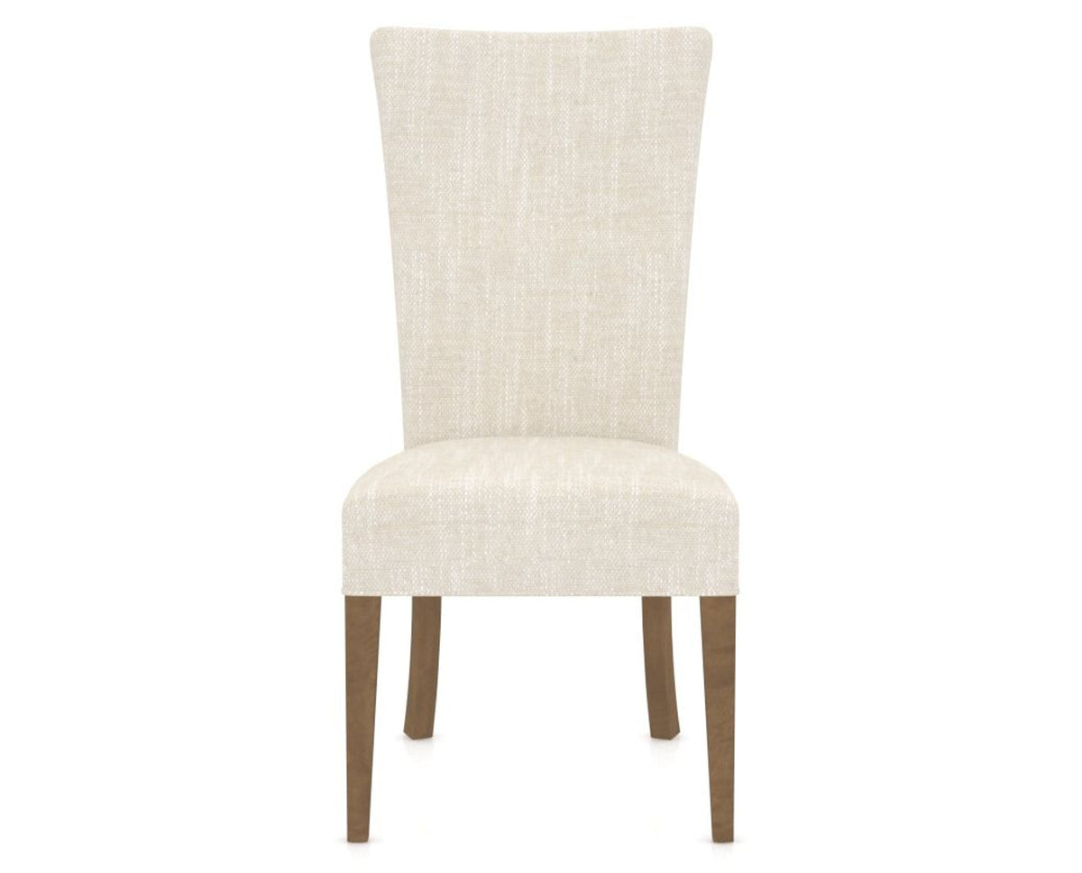 Canadel Upholstered Dining Chair 5013 in FT InsideOut® and 25 Pecan Washed, front view