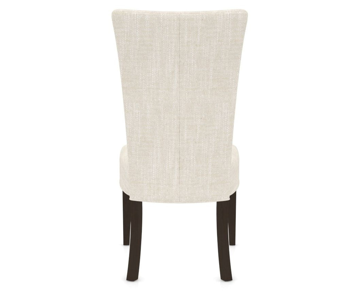 Canadel Upholstered Dining Chair 5013 in FT InsideOut® and 59 Davy's Grey, back view