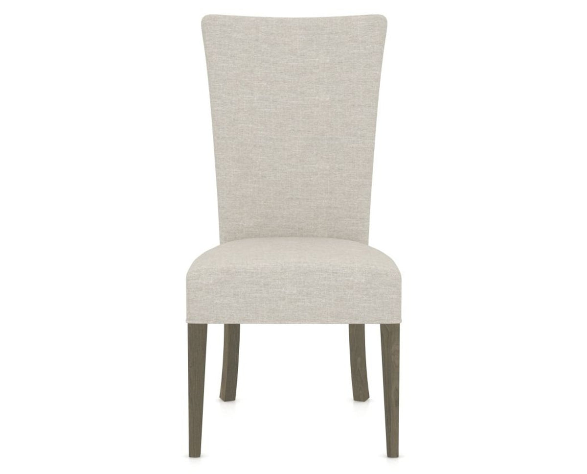 Canadel Upholstered Dining Chair 5013 in TB Fabric and 08 Shadow, front view