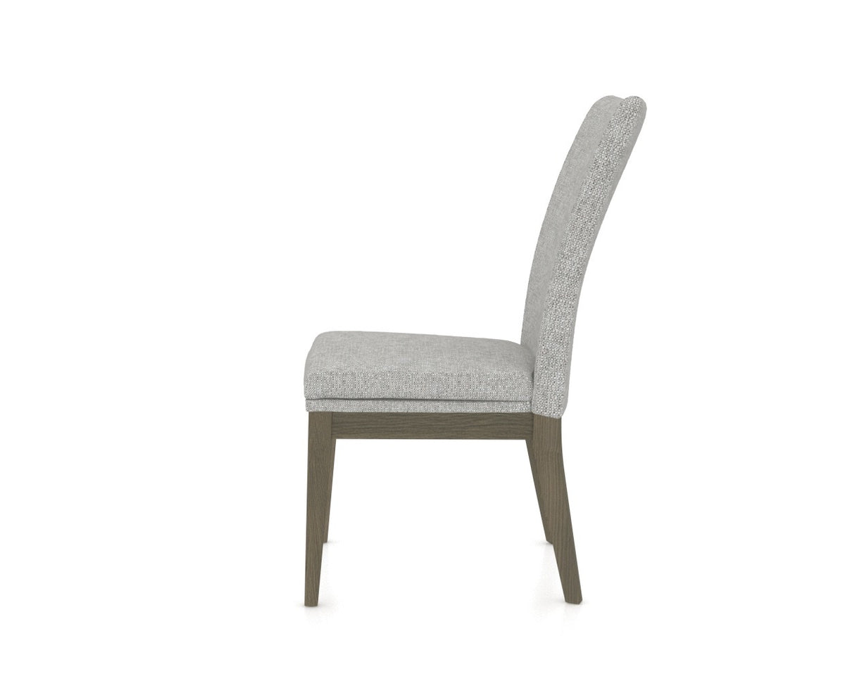 Canadel Frank Dining Chair in Shadow, 7C Fabric, side view
