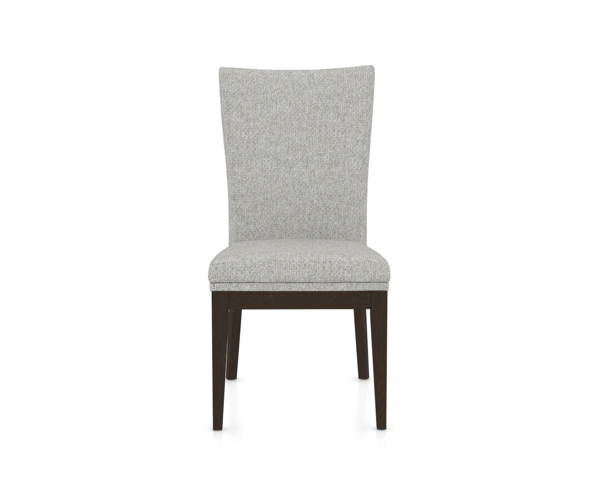 Canadel Frank Dining Chair in Davy's Grey, 7C Fabric, front view