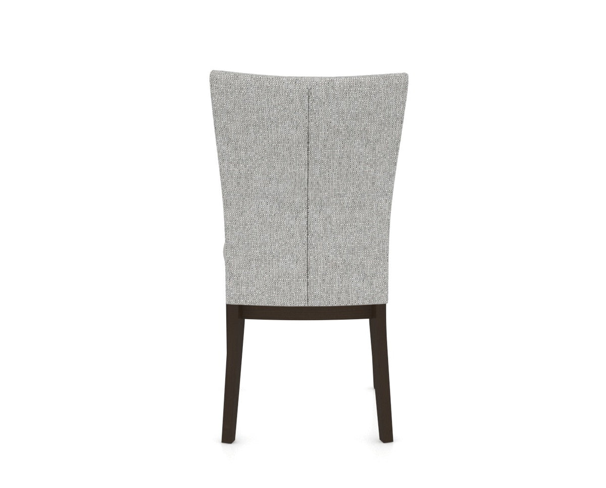 Canadel Frank Dining Chair in Davy's Grey, 7C Fabric, back view