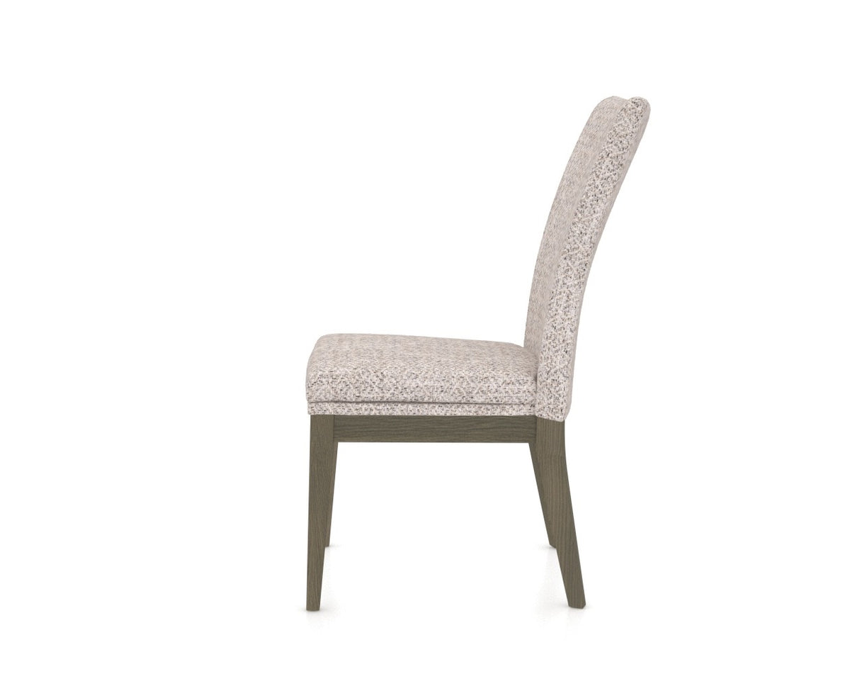 Canadel Frank Dining Chair in Shadow, FP Crypton®, side view