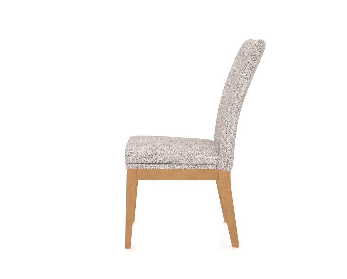 Canadel Frank Dining Chair in Caramel Washed, FP Crypton®, side view