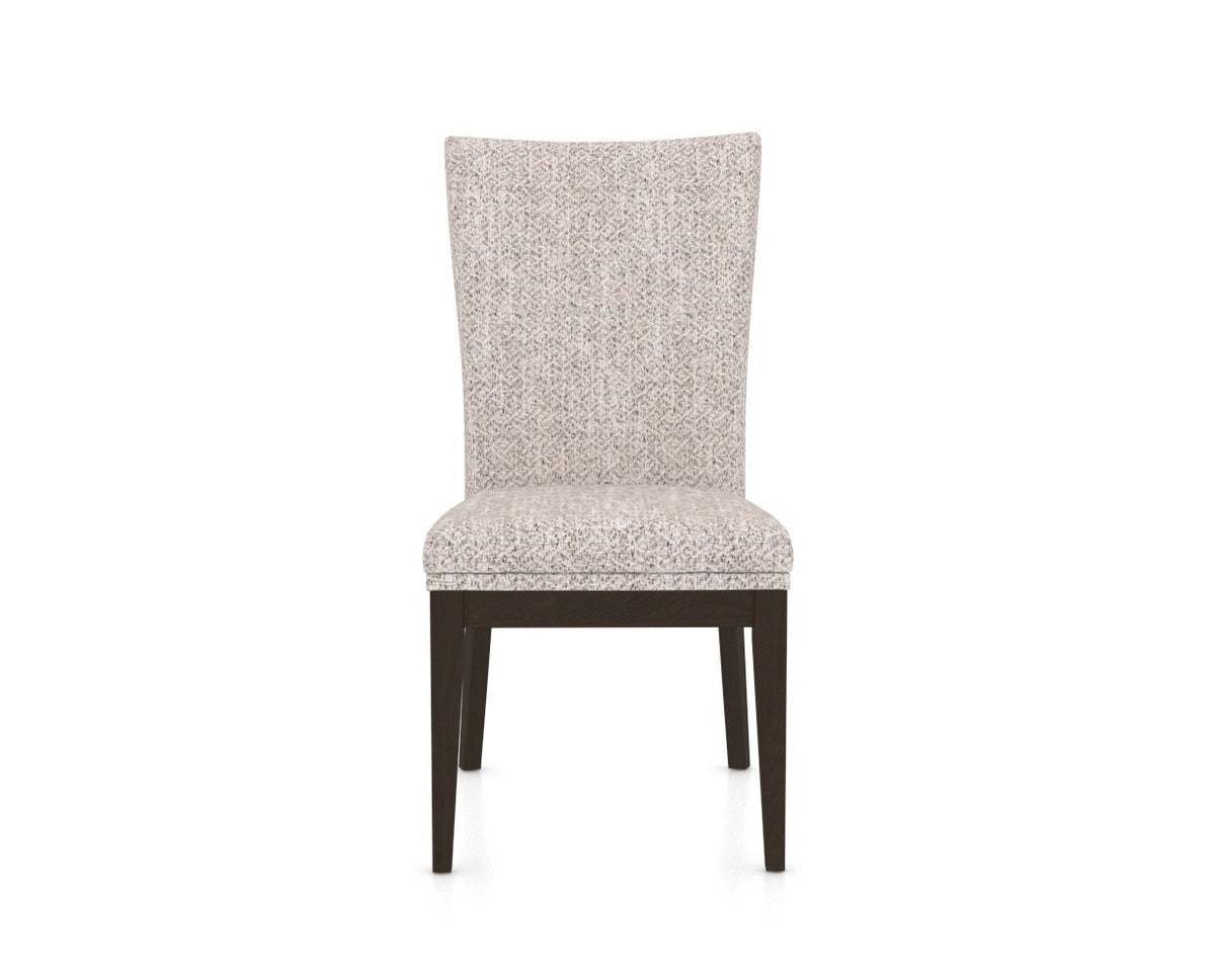 Canadel Frank Dining Chair in Davy's Grey, FP Crypton®, front view
