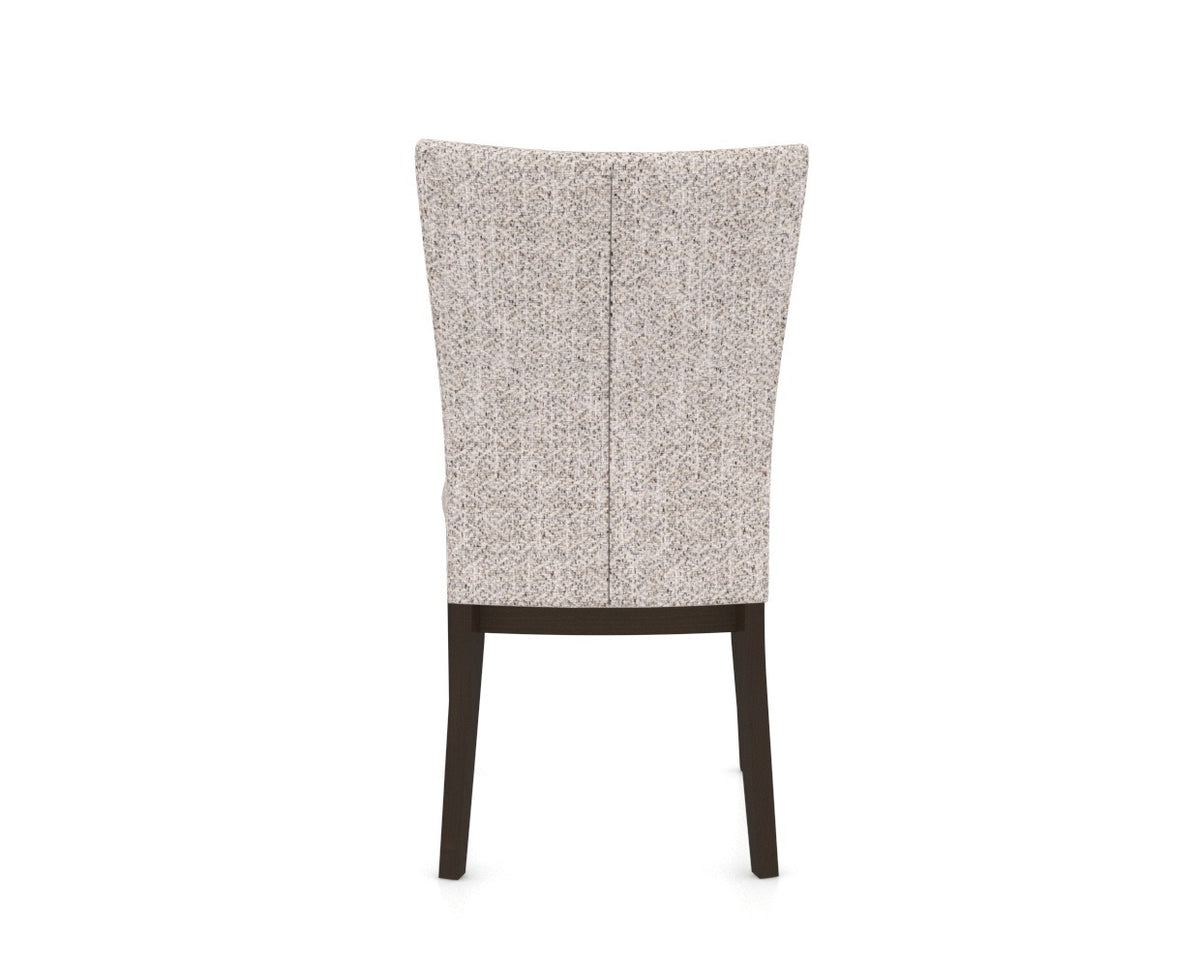 Canadel Frank Dining Chair in Davy's Grey, FP Crypton®, back view