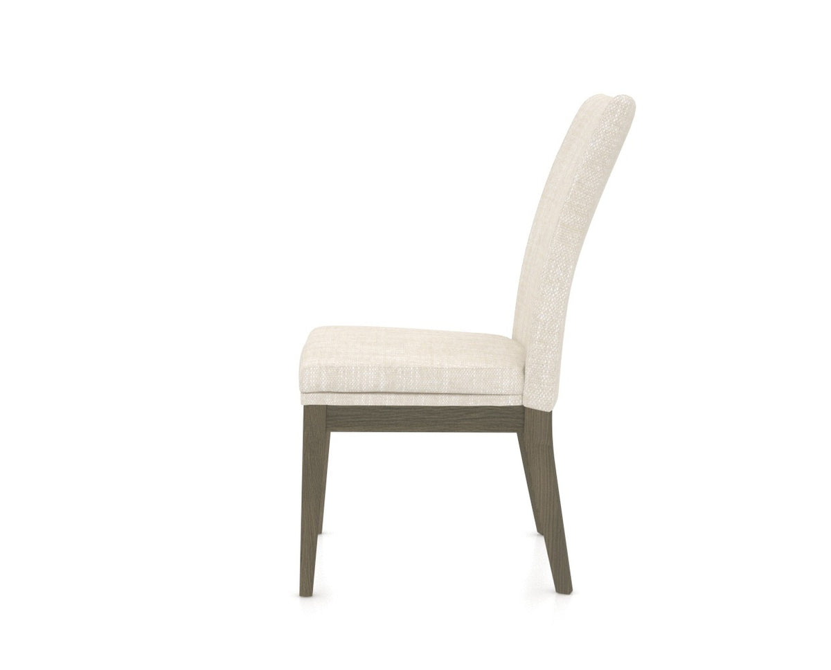 Canadel Frank Dining Chair in Shadow, FT InsideOut®, side view