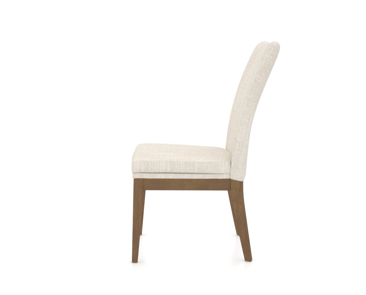 Canadel Frank Dining Chair in Pecan Washed, FT InsideOut®, side view